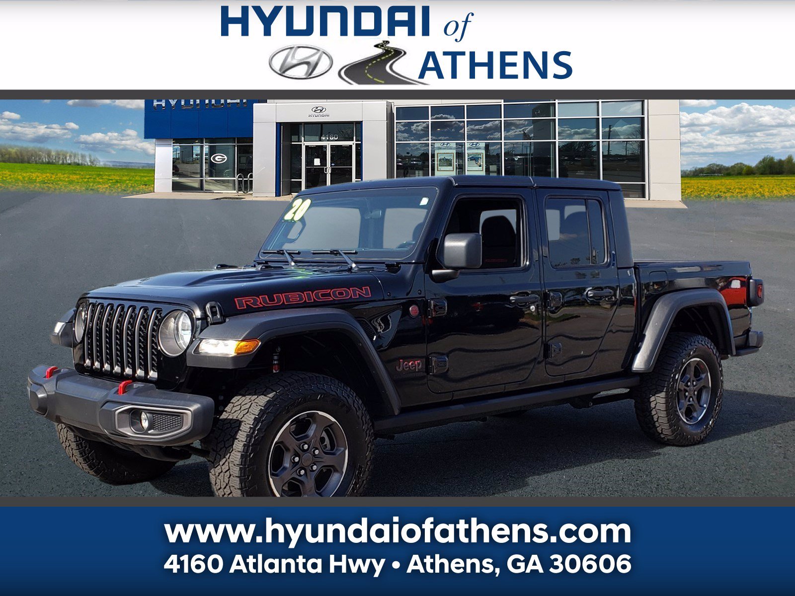 Pre-Owned 2020 Jeep Gladiator Rubicon 4WD Crew Cab Pickup